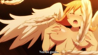 Падший ебливый ангелок с большой грудью стал персонажем аниме мультфильма